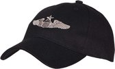 Fostex Garments - Baseball cap Senior Pilot (kleur: Zwart / maat: NVT)