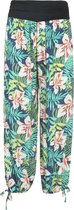 Cassis - Female - Broek in viscose met tropische print  - Groen