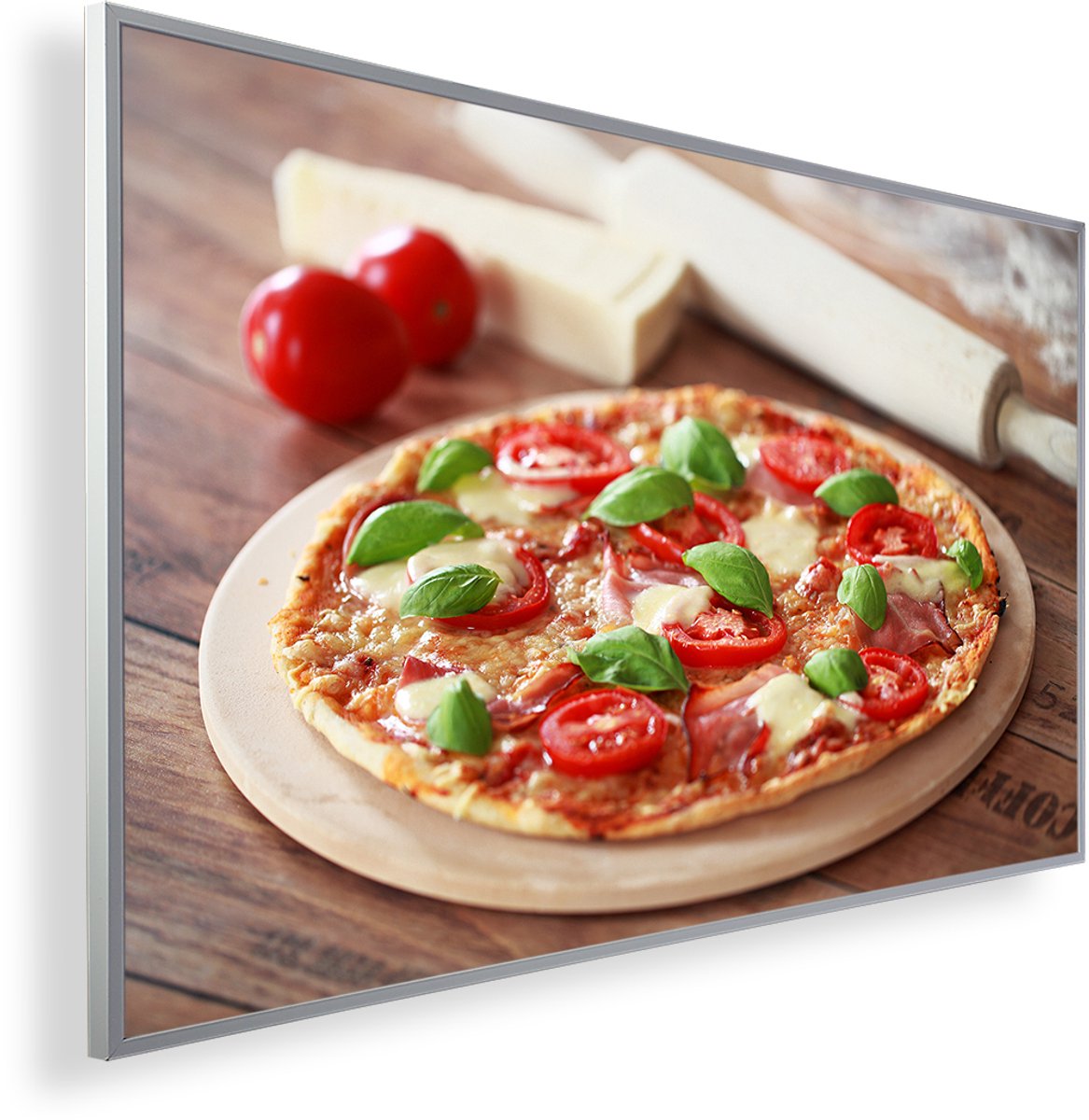 Infrarood Verwarmingspaneel 600W met fotomotief en Smart Thermostaat (5 jaar Garantie) - Pizza 173