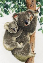 Koala met Baby Aida Vervaco Borduurpakket PN-0158414