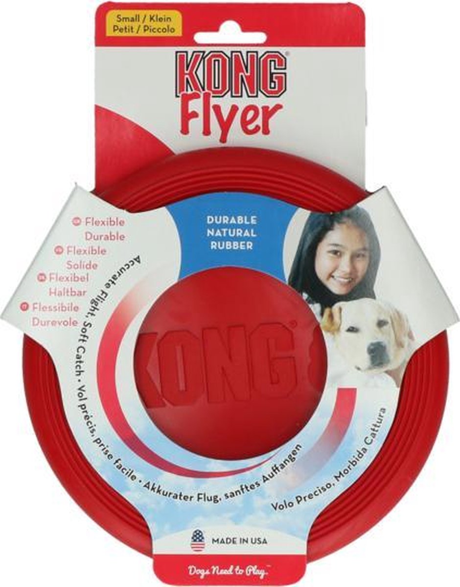 Frisbee KONG Flyer pour chien