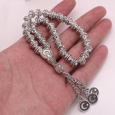 Tasbih persan - Perle de prière musulmane - Perles rondes - Tesbih - Allah - Cadeau islamique Tasbeeh