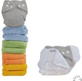 Popolini Newborn MiniSnap Rainbow Set (wasbare luiers)