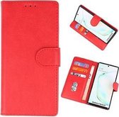Samsung Note 10 Hoesje Wallet Case Rood