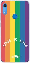6F hoesje - geschikt voor Huawei Y6s -  Transparant TPU Case - #LGBT - Love Is Love #ffffff