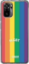 6F hoesje - geschikt voor Xiaomi Redmi Note 10 Pro -  Transparant TPU Case - #LGBT - #LGBT #ffffff