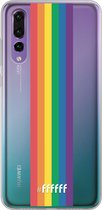 6F hoesje - geschikt voor Huawei P30 -  Transparant TPU Case - #LGBT - Vertical #ffffff