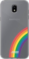 6F hoesje - geschikt voor Samsung Galaxy J5 (2017) -  Transparant TPU Case - #LGBT - Rainbow #ffffff