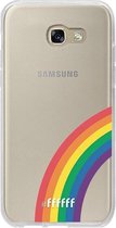 6F hoesje - geschikt voor Samsung Galaxy A5 (2017) -  Transparant TPU Case - #LGBT - Rainbow #ffffff