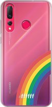 6F hoesje - geschikt voor Huawei P30 Lite -  Transparant TPU Case - #LGBT - Rainbow #ffffff
