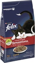 Felix Meaty Sensations - Katten droogvoer - Rund, Kip & Groenten - 4kg