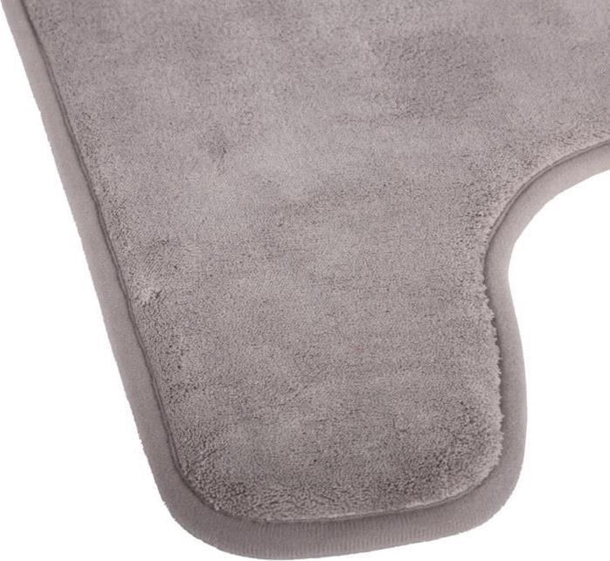 2x Toiletmat taupe Antislip Wc/Toilet Badkamer Matten sets