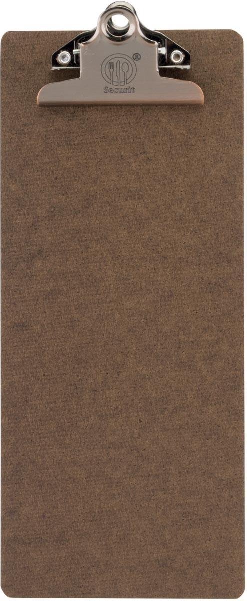 Securit Menu Clipboard Rekeninghouder - Bruin