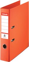 Esselte No.1 Power PP Ordner Van Hoge Kwaliteit Met Etikethouder - 2-Gaats Met Een Rugbreedte Van 75mm - Capaciteit: 500 A4-Vel - FSC® Gecertificeerd - Oranje - Voor Thuiswerken - Ideaal Voor
