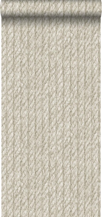 Origin Wallcoverings behang 3D-motief bladeren beige - 53 cm x 10.05 m – vtwonen
