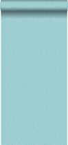 ESTAhome behangpapier geborduurd motief turquoise - 138131 - 53 cm x 10,05 m