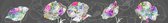 Sanders & Sanders zelfklevende behangrand bloemen grijs - 600098 - 14 x 500 cm