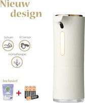 Novilot-Luxe Automatische Zeepdispenser-Sensor-Schuim-Foam Dispenser-Zeeppomp-Design-Wit