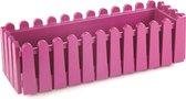 Bloembak fushia Istanbul 9L voor vensterbank & balkon 55x20 met waterdrainage