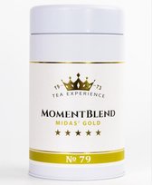MomentBlend MIDAS' GOLD - Groen Thee - Luxe Thee Blends - met 24k bladgoud - 125 gram losse thee