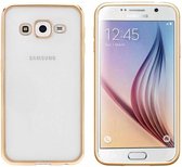 Hoesje CoolSkin Bumper Clear - Telefoonhoesje Samsung Galaxy J3 (2016) - Goud