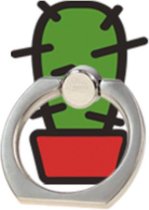 I-total Telefoonbuttons Cactus 5 Cm Staal Groen/rood