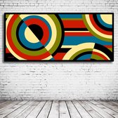 Modern Art N° 115 Poster - 100 x 50 cm Fotopapier Mat 180 gr - Popart Wanddecoratie Poster in lijst - 120 x 50 cm Fotopapier Mat 180 gr Framed - Popart Wanddecoratie