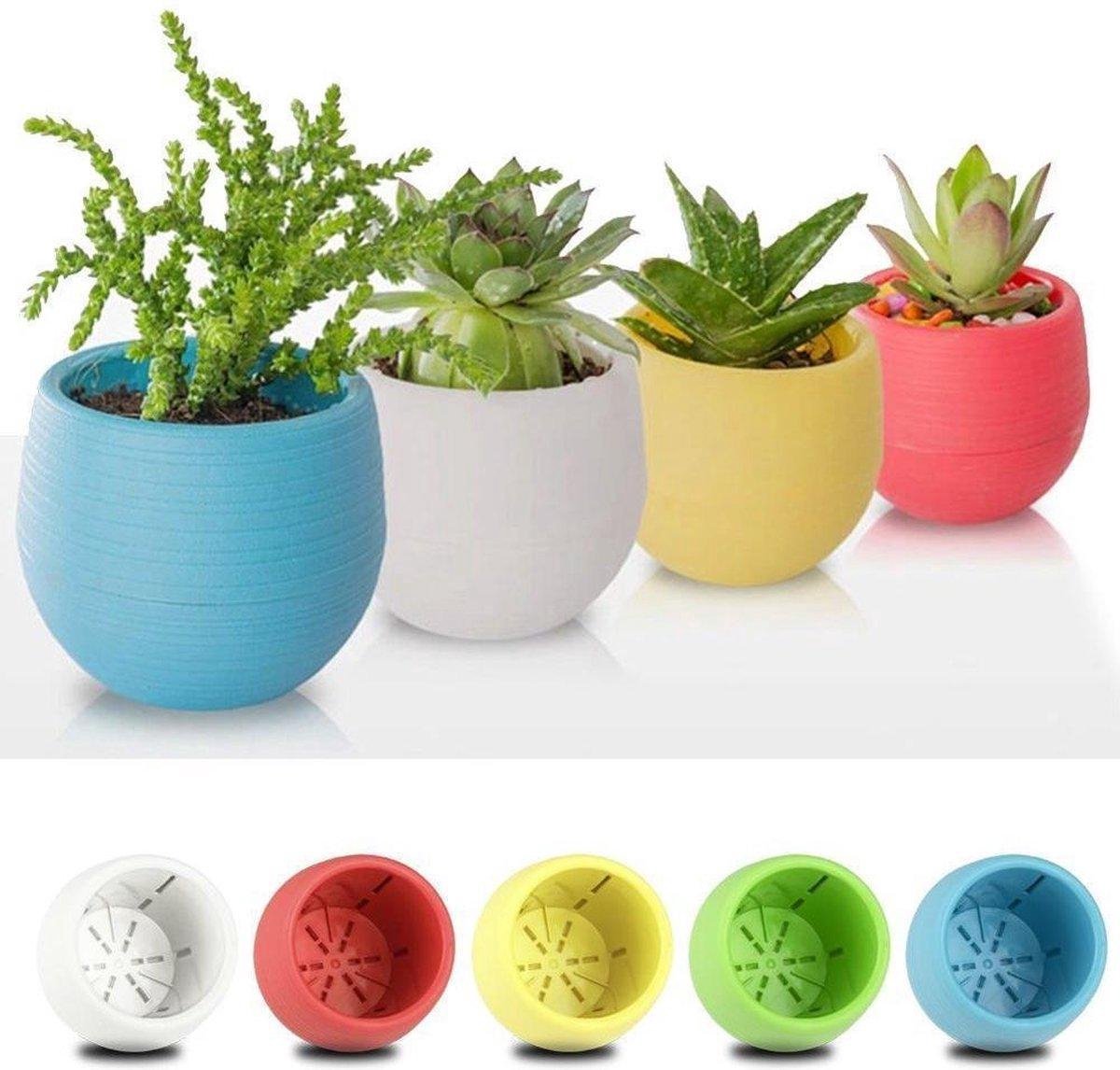 Oveallgo Pis-pot, pispot voor planten, plassende plantenpot, plassen-persoonspot, grappige piss-pot, plantenbak-cadeau, roze grappige vetplantenvaas (wit