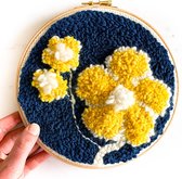 Studio Koekoek - Punchnaald pakket Gele bloemen