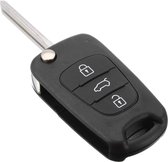 Autosleutel 3 knoppen + batterij CR2032 geschikt voor Kia sleutel / K2 / K5 / Rio / Sportage / sleutelbehuizing
