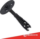 Isolatieplug | 160mm | 500 stuks | zwart