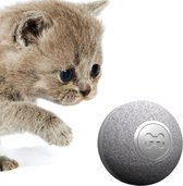 Cheerble mini ball 2.0 - Slimme interactieve zelf rollende bal voor katten - 3 speelmodi - kattenspeeltjes - USB oplaadbaar- Grijs