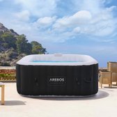 AREBOS Whirlpool Spa Baignoire Wellness Chauffage Massage Gonflable In- Plein air