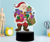 Diamond Painting LED Lamp – 15 x 8,8 cm – Kerstman