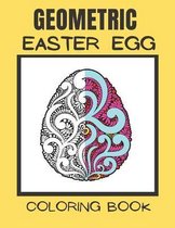 Geometric easter egg coloring book