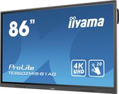 iiyama TE8602MIS-B1AG beeldkrant Interactief flatscreen 2,18 m (86") IPS 4K Ultra HD Zwart Touchscreen Type processor Android 9.0
