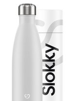 Slokky - Mono White Thermosfles & Drinkfles - 500ml