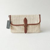 Qischa - Schoudertas - Glitter - Goud - Bohemian - Mix en Match - 30x20cm