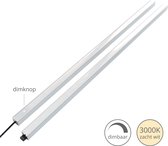 Ledlife Koppelbare Keukenverlichting - Dimbaar - 2x60cm - Zacht Wit
