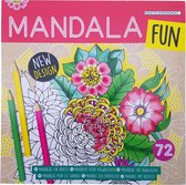 Mandala kleurboek 72 kleurplaten "Bloemen"