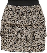 Jacqueline de Yong Rok Jdyboa Billion Plisse Short Skirt Jrs 15232830 Dune/leo Dames Maat - 44