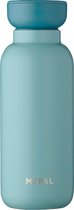 Mepal – Isoleerfles Ellipse 350 ml – houdt je drankje 9 uur warm en 12 uur koud – Nordic green – Geschikt voor bruiswater – Thermosfles – lekdicht