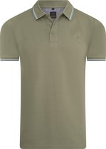 Mario Russo Polo shirt Edward - Polo Shirt Heren - Poloshirts heren - Katoen - XXL - Legergroen