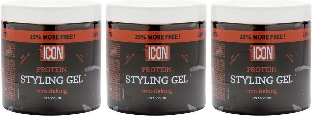 Style Icon Protein Styling Gel Multi Pack - 3 x 525 ml