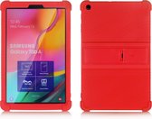 Geschikt voor Samsung tablet A7 - Schokbestendige stand Cover - Ideale tablet hoes voor kinderen - Rood