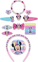 Disney Haaraccessoires Minnie Mouse Roze/lichtblauw 14-delig