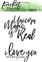 Unicorns are Real Clear Stamps (A-112)