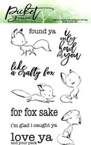 Like A Crafty Fox Clear Stamps (A-114)
