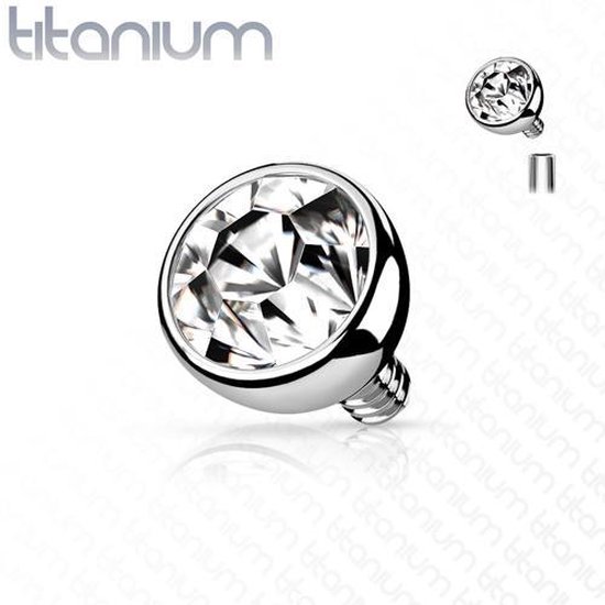 Dermal top wit titanium 1.2 x 3 mm