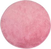 Livetti | Salonmat | Vloerkleed | Tapijt | Kamermat | Rond | 90cm | Roze